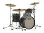 Ludwig Classic Maple Downbeat FAB Shell Pack in Vintage Black Oyster