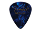 Fender Premium Celluloid 351 Shape Picks Medium Blue Moto 12 Picks