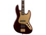 Squier 40th Anniversary Jazz Bass Gold Edition Ruby Red Metallic alternative image  1