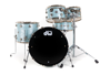 Dw (drum Workshop) Collector's Finish Ply w/ Snare - Pale Blue Oyster alternative image  2