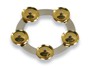 Latin Percussion LP3806SBS - Tambo-Ring Steel w/Brass Jingle, 6