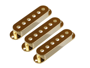 Allparts PC-0406-002 Pickup Covers for Stratocaster Gold