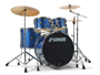 Sonor AQX - Stage Set in Blue Ocean Sparkle