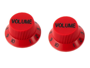 Allparts PK-0154-026 Volume Knobs for Stratocaster Red