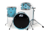 Dw (drum Workshop) Collector's Lacquer Custom - Robin's Egg Blue