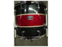 Spaun Drum Co. Custom 3pc-Black & Red Glass