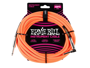 Ernie Ball 6079 Braided Cable Neon Orange