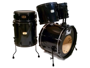 Pearl Export EX825 - Set di Batteria 5 Pezzi in Jet Black w/Black Hardware