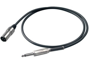 Proel BULK220LU3 6.3mm Mono Jack - XLR Male Cable 3 Meters