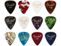 Fender 351 Shape Celluloid Medley Thin 12-Pack