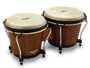 Latin Percussion CP221-DW - Traditional Bongos, Dark Wood