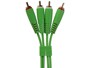 Udg Ultimate Cavo RCA-RCA Dritto Verde 1,5 Metri - U97001GR