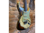 Fender Limited Edition '59 Stratocaster Super Heavy Relic - Aged Vintage White Over Chocolate 3-Tone Sunburst