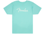 Fender Spaghetti Logo T-Shirt, Daphne Blue, L