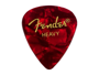 Fender 351 Shape Picks Heavy Red Moto