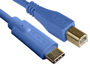 Udg U96001LB Cavo USB 2.0 C-B Azzurro 1,5 Metri