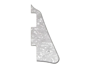 Allparts PG-0800-055 Pickguard for Gibson Les Paul White Pearloid