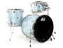 Dw (drum Workshop) DW Collector's Finish Ply - Pale Blue Oyster