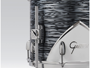 Gretsch RN57-E425V-SOP - Renown 57 - 4-Pcs Drumset In in Silver Oyster Pearl / White Finish