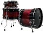 Mapex Saturn IV CL - Set di Batteria - 5 Fusti in Merlot Burst