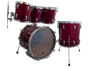 Tama Rockstar Pro - 5-piece Drumset  - Dark Red