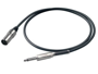 Proel BULK220LU1 6.3mm Mono Jack - XLR Male Cable 1 Meter