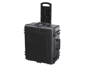 Plastica Panaro MAX620H250STR.079 -Black, with trolley, with cubed foam