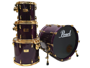 Pearl MMX - 4-Pcs Drumset in Purple Mist