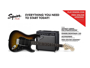 Squier Affinity Stratocaster HSS BSB Pack