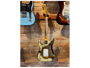 Fender Limited Edition '59 Stratocaster Super Heavy Relic - Aged Vintage White Over Chocolate 3-Tone Sunburst