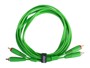 Udg Ultimate Cavo RCA-RCA Dritto Verde 1,5 Metri - U97001GR