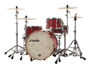 Sonor 320 Shell Set - SQ1 3-Pcs Drumset in Hot Rod Red (Last Displayed)