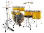 Tama IP62H6W-ELY -  Imperial Star 6 Shell Drumset Electric Yellow