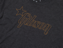 Gibson Star Logo Tee (Charcoal) Large