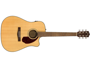 Fender CD-140SCE Dreadnought, Walnut Fingerboard, Natural w/case