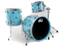 Dw (drum Workshop) Collector's Lacquer Custom - Robin's Egg Blue