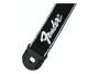 Fender Quick Grip Locking End Strap - Black with White Logo immagine alternativa  2