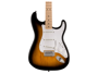 Squier Sonic Stratocaster, Maple Fingerboard, White Pickguard, 2-Color Sunburst