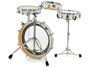 Dw (drum Workshop) Performance Low Pro Kit With Snare - White Marine Pearl