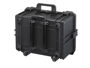 Plastica Panaro MAX505H280STR.079 - Black, with trolley, with cubed foam