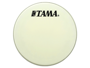 Tama CT24BMSV - 24” Vintage White Coated Bass Drumhead W/Black Logo alternative image  1