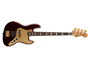 Squier 40th Anniversary Jazz Bass Gold Edition Ruby Red Metallic alternative image  2