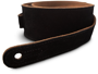 Taylor Strap,Embroidered Suede,Black,2.5