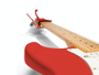 Kyser Capotasto Fender Quick Change per Chitarra Elettrica Fiesta Red