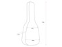 Tobago HTO GB20C3 Custodia per chitarra classica 3/4 immagine alternativa  5