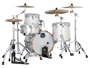 Mapex SVTE401X VW Saturn V Tour Edition 3-Piece Shell Pack In White Marine
