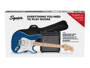 Squier Affinity Series Stratocaster HSS Pack, MN Lake Placid Blue
