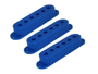 Allparts PC-0406 Set of 3 Plastic Pickup Covers for Stratocaster Blue