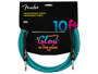 Fender Professional Glow in the Dark Cable, Blue, 10'