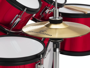 Soundsation JDK-100 - Junior Drum Set, Metallic Red